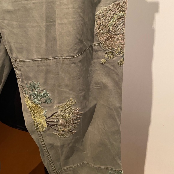 Sundance Cotton Embroidered Pants - Picture 3 of 12